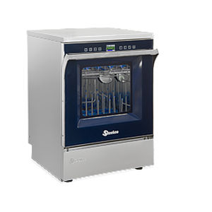 lavadora desinfectadora de laboratorio / para cristalería / compacta / de carga frontal