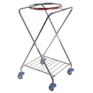 carro de limpieza / para desechos / con soporte para bolsa de basura / 1 bolsa