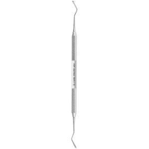 cureta periodontal / para cirugía / de Goldman-Fox / curvada