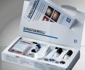 material dental de silicona / para laboratorio dental / gingival / temporal