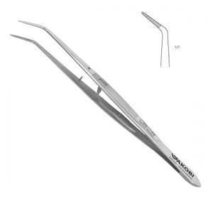 pinza dental de diagnóstico / curvada