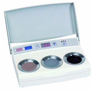 calentador de cera para laboratorio dental / instrumento de 3 reservorios