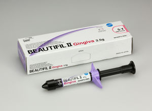 material dental de material compuesto / para la restauración dental / gingival / blanco
