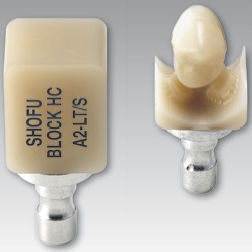 material dental de cerámica híbrida / para la restauración dental / CAD CAM / de fresado