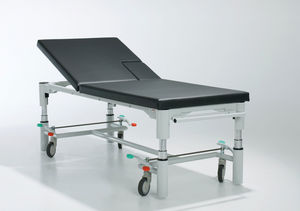 mesa de exploración para ecocardiografía / eléctrica / de altura variable / 2 secciones