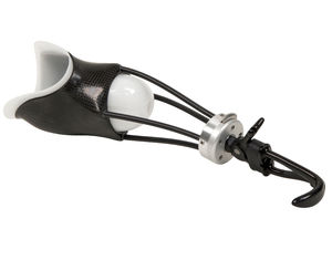 prótesis de mano con control motor / pinza gancho / para adulto
