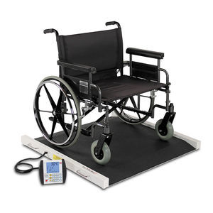 plataformas de pesaje electrónicas / para sillas de ruedas / bariátricas / con visualizador portátil