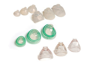 máscara de reanimación / de anestesia / facial / neonatal