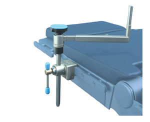 soporte lateral / para mesa de operaciones / lateral / de acero inoxidable