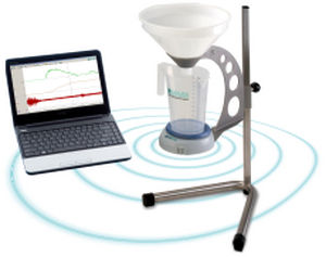 flujómetro de orina configurado para ordenador / con enlace inalámbrico