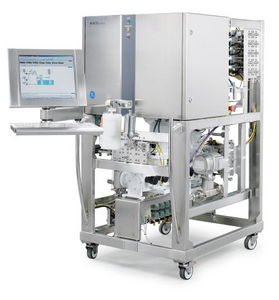 sistema de cromatografía en fase líquida preparativa / para la industria farmacéutica / compacto