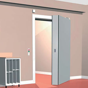 puerta corredera / de hospital / de protección radiológica