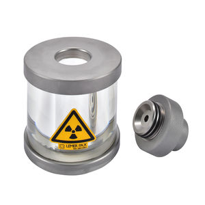contenedor para el transporte de material radiactivo / con tapón de rosca