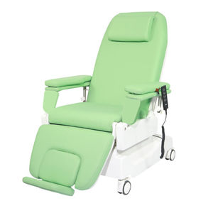 sillón para hemodiálisis eléctrico / de 3 secciones / con ruedas / de altura variable