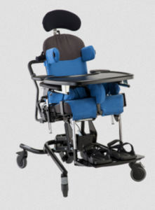silla de ruedas pasiva / con reposacabezas / pediátrica