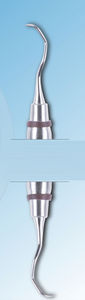 cureta para odontología / de Gracey / doble