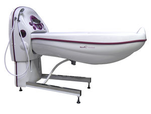 bañera de balneoterapia cuerpo entero / de altura regulable / con lámparas de cromoterapia / con altavoces de sonología