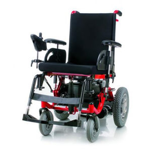 silla de ruedas eléctrica / de interior / con reposapiernas / reclinable