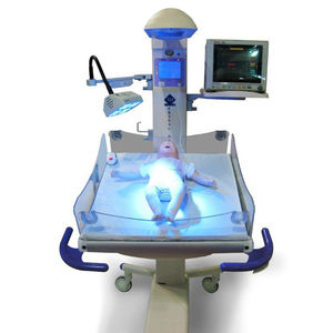 mesa de reanimación neonatal con ruedas