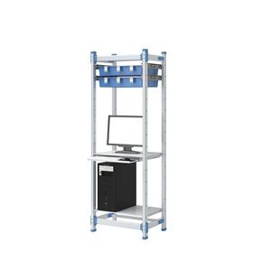 rejilla con cestas / para almacenamiento / modular / con estantes
