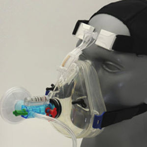 máscara CPAP / de oxígeno / facial / de un solo uso