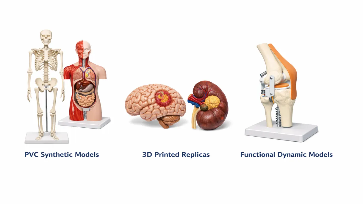 Vista macro de un modelo de corazón de alta fidelidad que muestra estructuras detalladas de las arterias coronarias y cámaras cardíacas internas para cirugía.