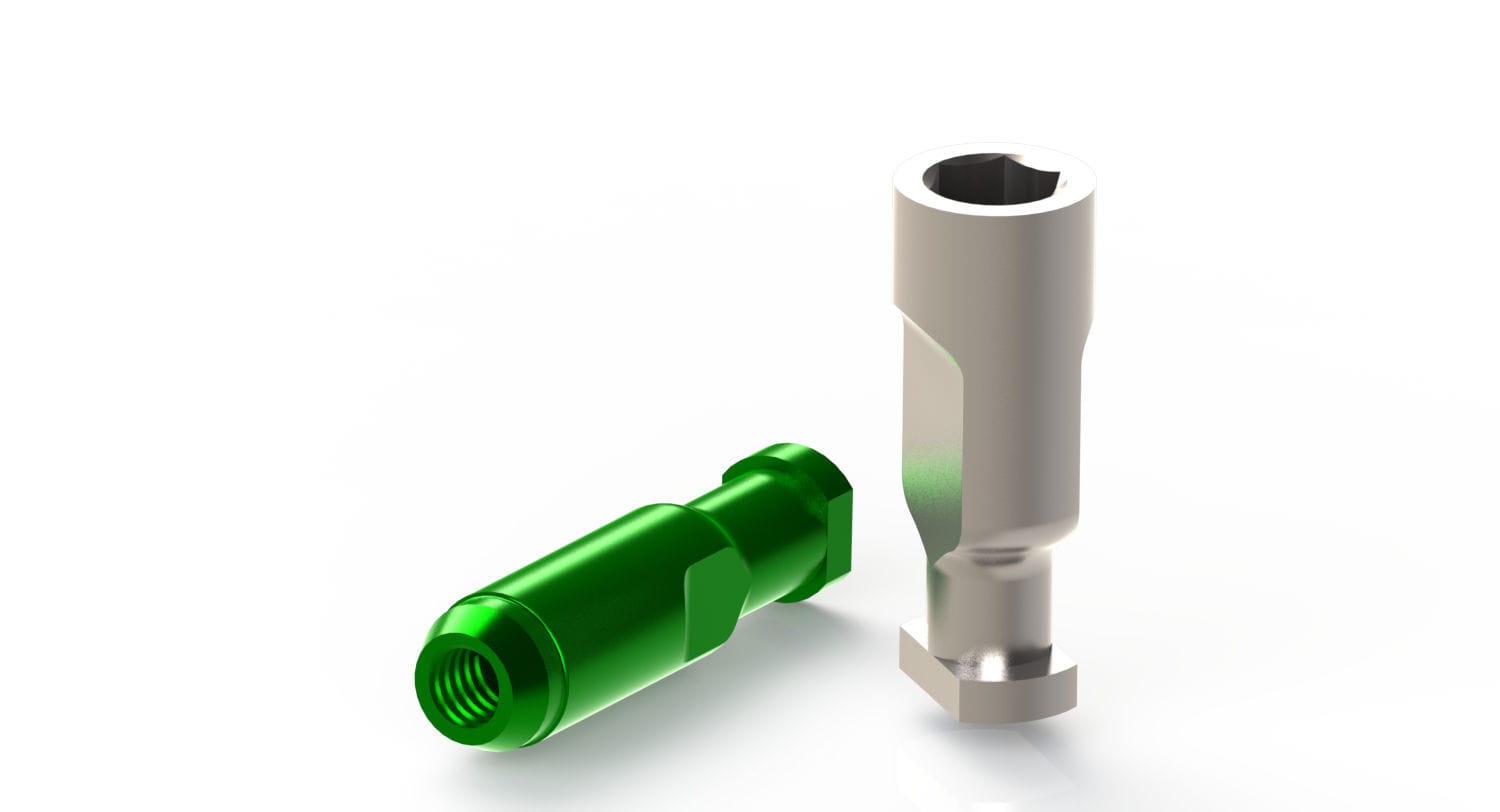 Análogo de implante dental recto DENTEO BIOTECH DENTAL