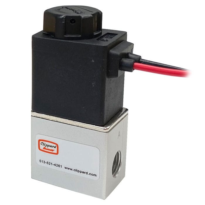Electrovanne Solenoid Clippard MME-2PDS - 24VDC, 0-115 PSI, Filetage 1/8 NPT - Occasion Fonctionnelle