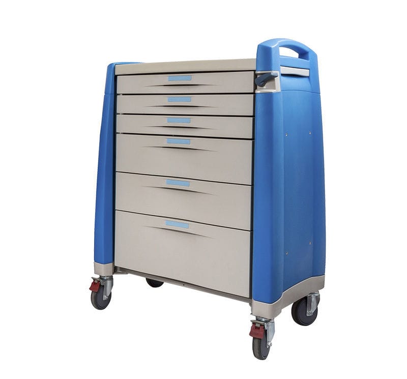 Carro médico MKP16 Zhangjiagang Medi Medical Equipment para
