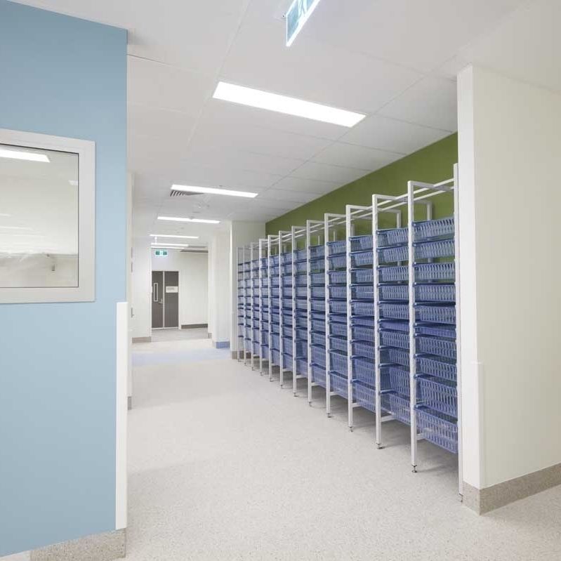 Rejilla con cestas - IMMS210 series - IntraSpace - para almacenamiento