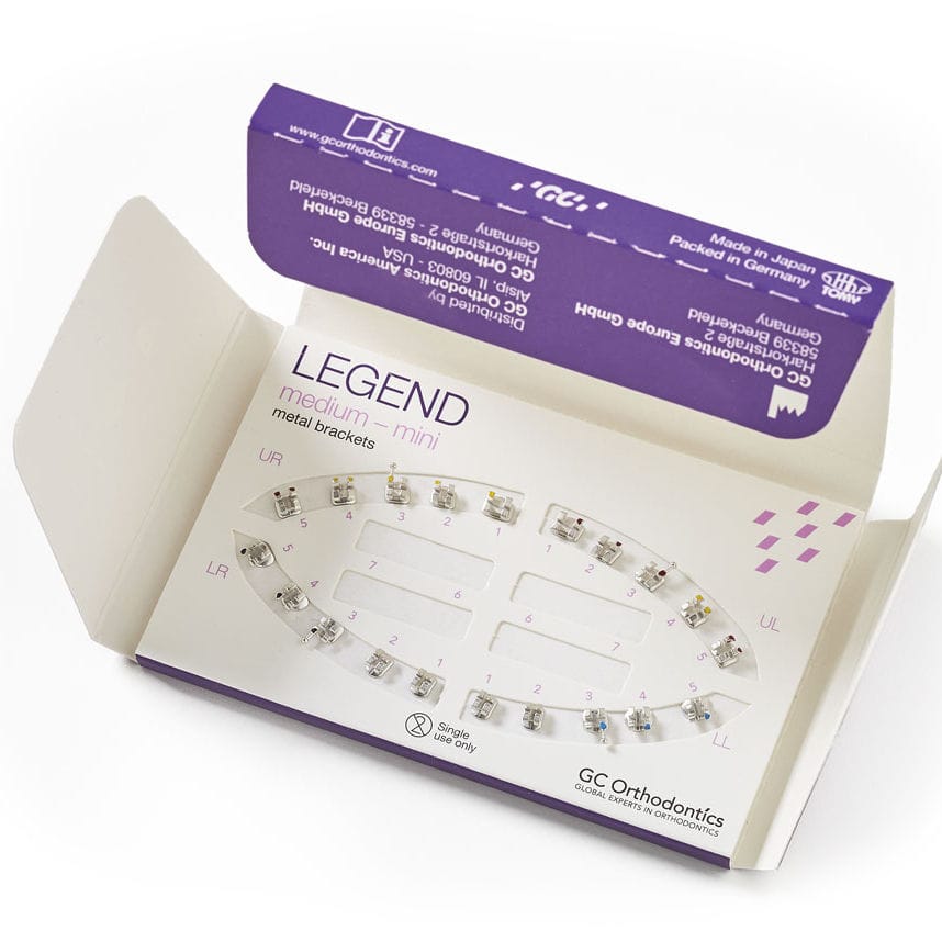 Bracket de metal Legend RC GC Orthodontics mini