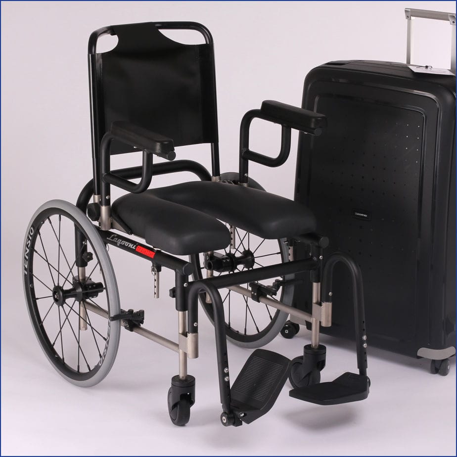Silla de ruedas manual Traveller Lagooni para ducha / con
