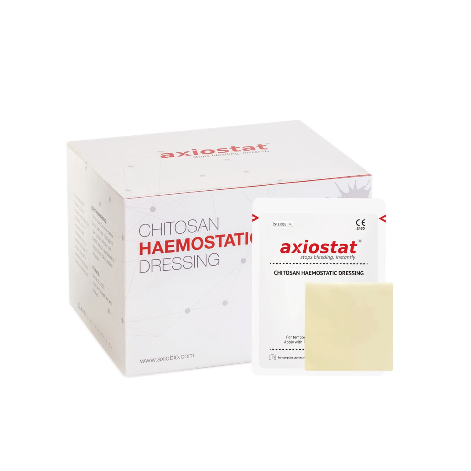 Agente hemostático pad Axiostat® L88 Axio Biosolutions cirugía de