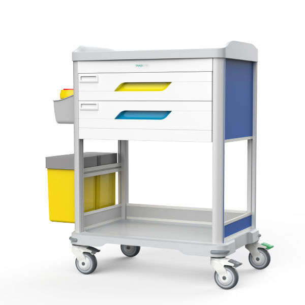 Carro médico - FG-V-06 - Fangge Medical - para cuidados / de plástico