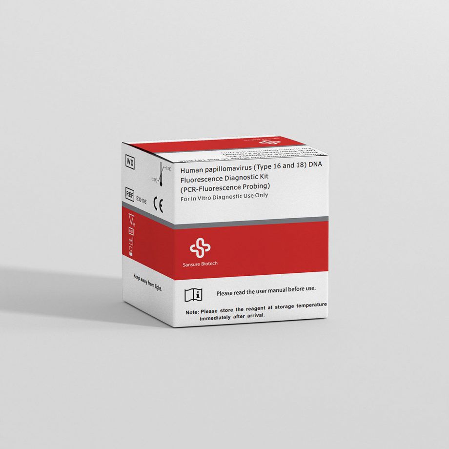 Kit de prueba de cáncer de cuello uterino S3019E Sansure Biotech HPV / de moco cervical