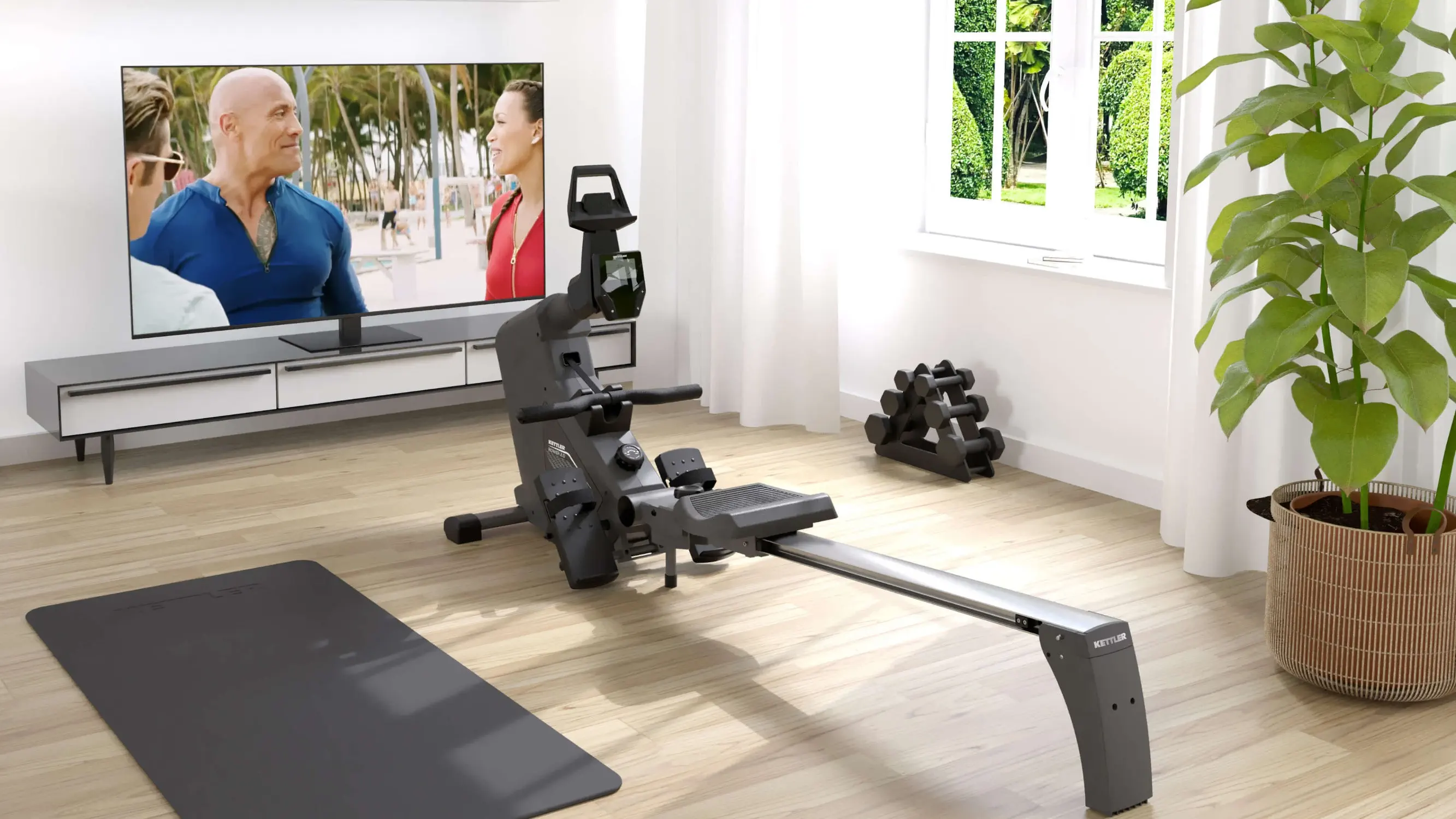 Banco de remo con jal n central ROWER 2.0 Kettler est ndar