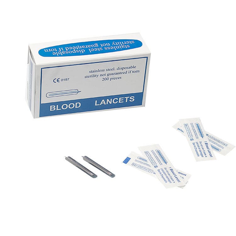 Lanceta estériles - BL002 - Jiangsu Huida Medical Instruments - acero ...