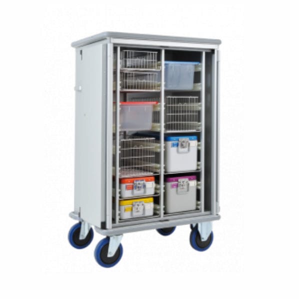 Armario de esterilización - 3162 CR - Alvi - de hospital / con 2