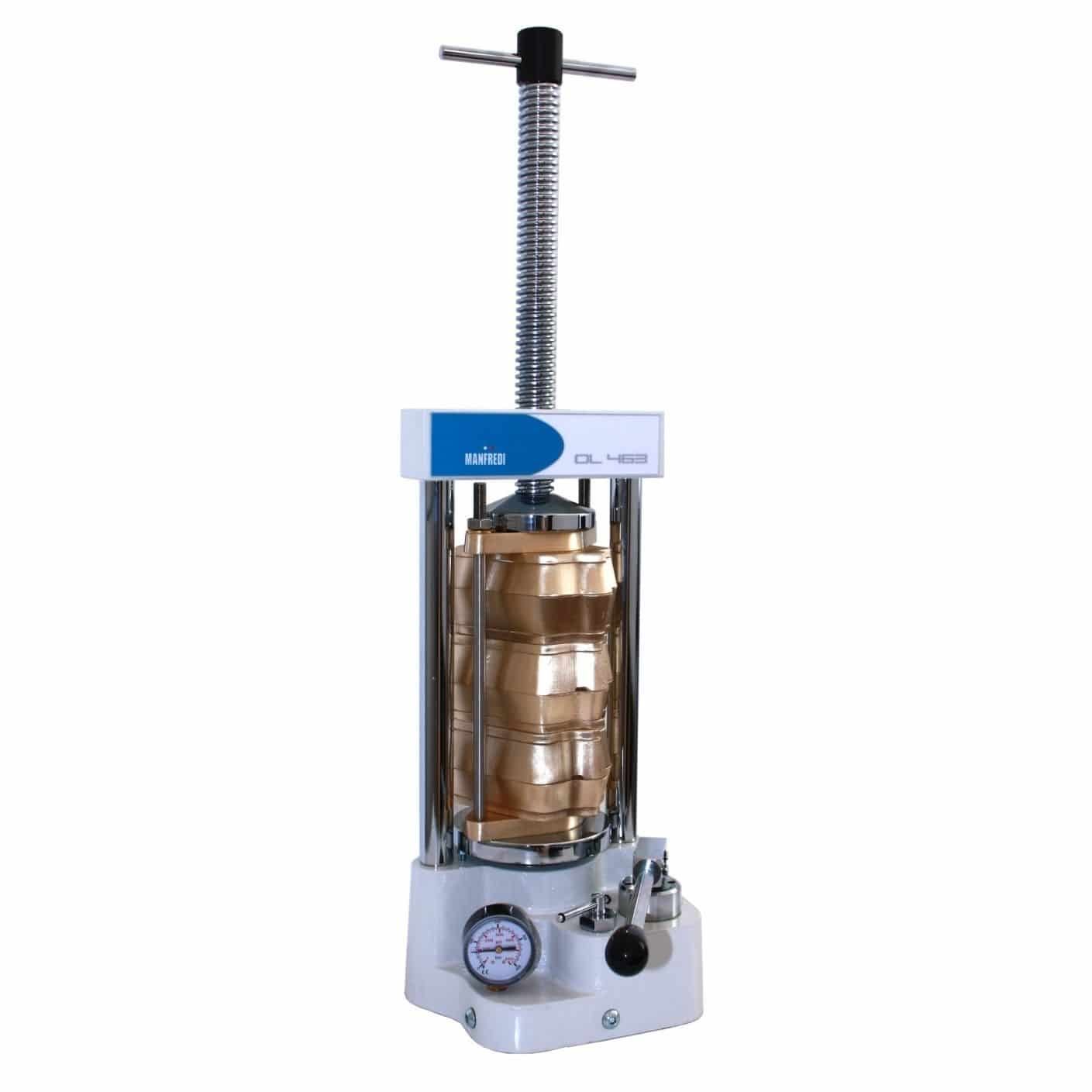 Prensa para laboratorios dentales hidráulica OL463 Manfredi