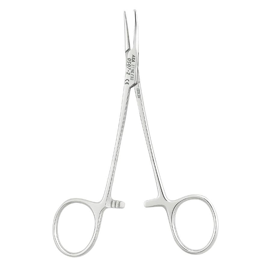 Pinza quirúrgica 05072 ASA DENTAL S.p.A. hemostática / curvada