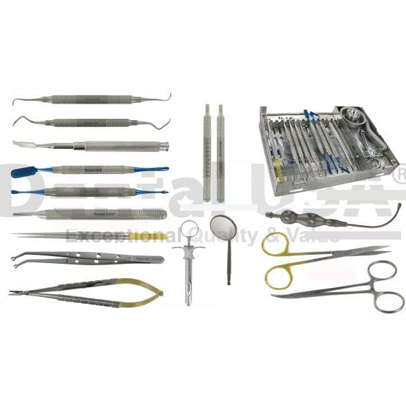 Kit de instrumentos para cirugía dental 9017CLRA Power Dental USA