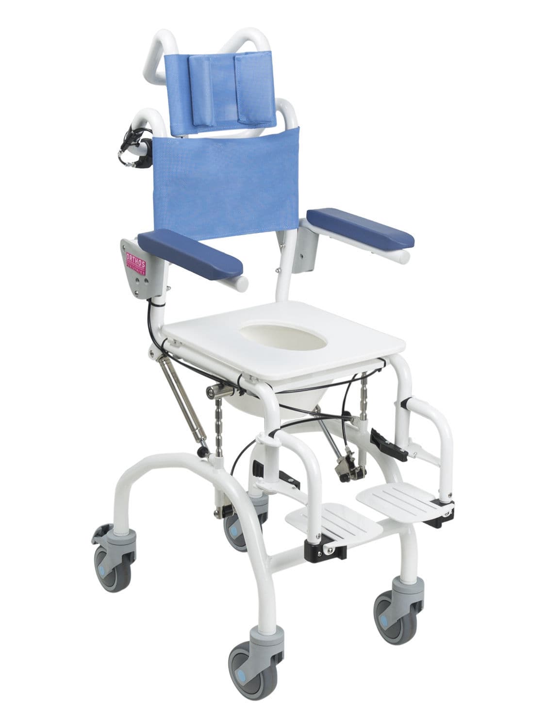 Silla de ruedas manual / para ducha / con reposapiernas / con orinal