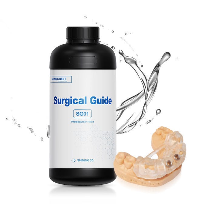 Material dental de resina SG01 Shining 3D para impresión en 3D