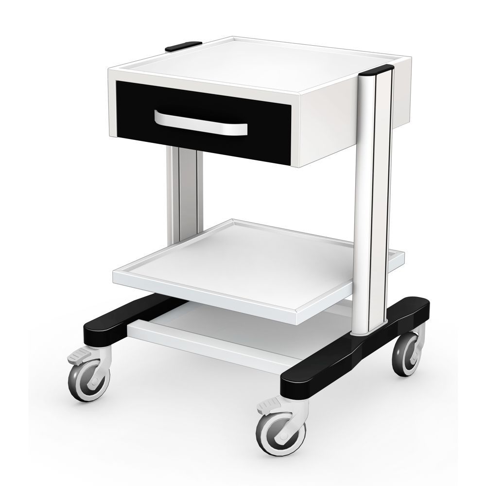 Carro de transporte / para dispositivos médicos / con cajón - APAR