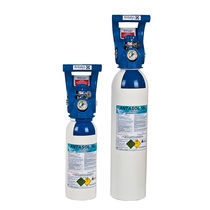 Botella de gas médico de protóxido de nitrógeno...