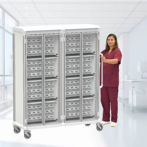 carro de dispensación de medicamentos