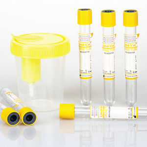 tubo de ensayo de laboratorio / para almacenamiento de muestras / para extracción de muestras / cónico