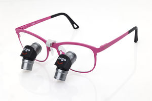 lupa quirúrgica con montura de gafas