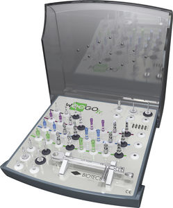 kit de instrumentos para implantología dental / para cirugía dental