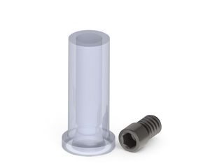 funda de implante dental calcinable